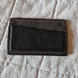 Handmade leather card holder (0426)